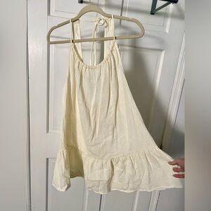 Xhilaration Tie Strap Linen Mini Dress NWT